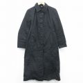 古着 ギャップ GAP 長袖 ステンカラー コート レディース 00年代 00s ロング丈 コットン 黒 ブラック 25jan11 中古 アウター
