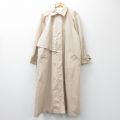 古着 ロンドンフォグ 長袖 コート レディース 90年代 90s 大きいサイズ ロング丈 USA製 ベージュ カーキ 25jan15 中古 アウター