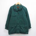 古着 エディーバウアー 長袖 ダウン ジャケット レディース 90年代 90s ラグラン 大きいサイズ ロング丈 緑 グリーン 25oct06 中古 アウター ジャンパー ブルゾン