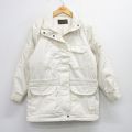 【20%OFF】古着 エディーバウアー 長袖 ダウン ジャケット レディース 90年代 90s ラグラン 白 ホワイト 【spe】 25oct06 中古 アウター ジャンパー ブルゾン