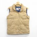 古着 ノースフェイス THE NORTH FACE ダウン ベスト レディース 70年代 70s USA製 ベージュ カーキ 【spe】 25oct06 中古 アウター