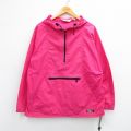 古着 エルエルビーン LLBEAN 長袖 ハーフジップ ナイロン ジャケット アノラック パーカー レディース 80年代 80s ラグラン USA製 ピンク 25nov04 中古 アウター ウインドブレーカー