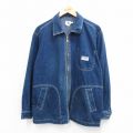 古着 カルバンクライン 長袖 デニム ジャケット レディース 00年代 00s ワンポイントロゴ コットン 紺 デニム 25nov11