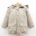 古着 エルエルビーン 長袖 ダウン ジャケット パーカー レディース 90年代 90s 薄ベージュ【spe】 25dec17