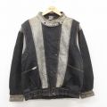 古着 長袖 デニム ジャケット レディース 90年代 90s コットン USA製 黒他 デニム 26jan07
