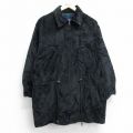 古着 ギャップ GAP 長袖 ジャケット レディース 90年代 90s 大きいサイズ コットン 黒 内側キルティング【spe】 26jan16