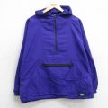 古着 ウールリッチ 長袖 ハーフジップ ジャケット パーカー レディース 90年代 90s 紫 26jan16