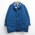 古着 ウールリッチ 長袖 ジャケット レディース 80年代 80s ラグラン 大きいサイズ USA製 青系 内側ウール 26jan16