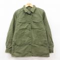古着 長袖 ミリタリー ジャケット レディース 緑26feb03