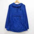 古着 エルエルビーン 長袖 ナイロン ジャケット アノラック パーカー レディース 80年代 80s 大きいサイズ USA製 青 26apr27