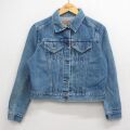 古着 リーバイス Levis 長袖 ジージャン レディース 90年代 90s コットン USA製 紺 デニム 26apr28