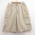 古着 ユニオンベイ ショート カーゴ パンツ ショーツ レディース ダック地 ベージュ カーキ 25jun27 中古 ボトムス