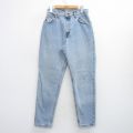 古着リーバイス Levis 551 ジーンズ レディース 90年代 90s テーパード コットン USA製 薄紺 ネイビー デニム 25oct06 中古 ボトムス ジーパン Gパン ロング パンツ