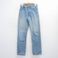 古着 リーバイス Levis 501 ジーンズ レディース 90年代 90s ヒゲ USA製 薄紺 ネイビー デニム 【spe】 25oct06 中古 ボトムス ジーパン Gパン ロング パンツ