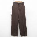 古着 ディッキーズ Dickies ワーク パンツ レディース 80年代 80s タロン 茶 ブラウン 25oct20 中古 ボトムス