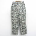 古着 ミリタリー カーゴ パンツ レディース 00年代 00s デジタルタイガーカモ エアフォース ダブルニー USA製 グレー 迷彩 25dec09