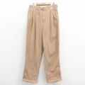 古着 エディーバウアー コーデュロイ パンツ レディース 00年代 00s 太畝 コットン ベージュ 26jan23