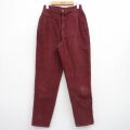 古着 カルバンクライン コーデュロイ パンツ レディース 80年代 80s コットン エンジ 26feb21