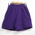 古着 ラッセル ショート イージー パンツ ショーツ レディース 90年代 90s 無地 USA製 パープル 26jun11