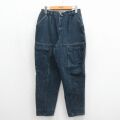 古着 ジーンズ レディース 90年代 90s コットン ネイビー デニム【spe】 26jun19