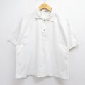 古着 半袖 ポロ シャツ レディース 90年代 90s コットン ホワイト 26may15