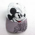 中古 キャップ ディズニー DISNEY ミッキー MICKEY MOUSE 刺繍 ツートンカラー コットン 白他 ホワイト 25jul31