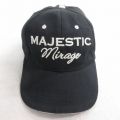 中古 キャップ MAJESTIC 刺繍 黒 ブラック 25aug04