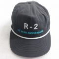 中古 キャップ 80年代 80s R-2 刺? USA製 黒 ブラック 25aug09