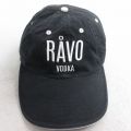中古 キャップ RAVO VODKA 酒 刺繍 黒 ブラック 25aug12