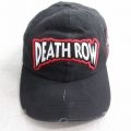 中古 ヒップホップ ラップ キャップ デスロウレコード 刺繍 黒 ブラック 【spe】 25oct04