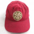 中古 キャップ 90年代 90s Yaga 刺繍 ウール USA製 エンジ 25oct04
