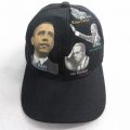 中古 キャップ バラクオバマ マルコムX マーティンルーサーキングジュニア 黒 ブラック 25nov04