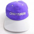 中古 キャップ 90年代 90s CRAFTSMAN 刺繍 ツートンカラー USA製 紫他 パープル 25nov04