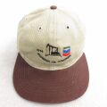 中古 キャップ 90年代 90s Chevron REDWASH 刺繍 ツートンカラー ベージュ他 26mar05