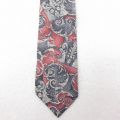 中古 ネクタイ 00年代 00s 花柄 シルク エンジ他 24oct30