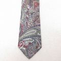 中古 タウンクラフト ネクタイ 90年代 90s ぺリズリー柄 USA製 エンジ 25jun30
