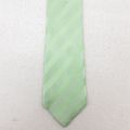 中古 ネクタイ シルク 緑 グリーン ボーダー 25jul26