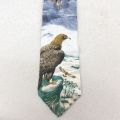 中古 ネクタイ 鳥 シルク USA製 グレー他【spe】 26feb05