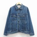 XL★古着 ラングラー 長袖 ジージャン メンズ 紺 デニム【spe】 26mar12
