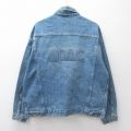 XL★古着 長袖 ジージャン メンズ 90年代 90s ADAC コットン USA製 紺 デニム 26apr04