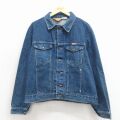XL★古着 ラスラー 長袖 ジージャン メンズ 90年代 90s 大きいサイズ コットン USA製 紺 デニム【spe】 26apr30