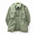 M★古着 長袖 ビンテージ ミリタリー フィールド ジャケット メンズ 50年代 50s M-51 USA製 タロン 緑 グリーン 【spe】 25oct16 中古 アウター フライト