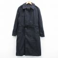 L★古着 長袖 ミリタリー コート メンズ 00年代 00s ロング丈 USA製 黒 ブラック 25oct22 中古 アウター