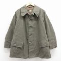 M★古着 長袖 ビンテージ ミリタリー ジャケット メンズ 40年代 40s スウェーデン軍 グレー【spe】 25dec24