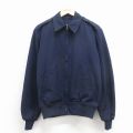 M★古着 長袖 ミリタリー ジャケット メンズ 90年代 90s USA製 紺 26jan07