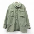 L★古着 長袖 ビンテージ ミリタリー フィールド ジャケット メンズ 60年代 60s M-65 セカンドタイプ ロング丈 緑系【spe】 26jan15