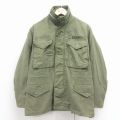 M★古着 長袖 ビンテージ ミリタリー フィールド ジャケット メンズ 60年代 60s M-65 ファースト 緑【spe】 26feb13