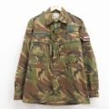 L★古着 長袖 ミリタリー ジャケット メンズ オランダ軍 茶他 迷彩 26mar03