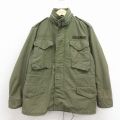M★古着 長袖 ビンテージ フィールド ジャケット メンズ 60年代 60s M-65 USアーミー 緑【spe】 26apr02