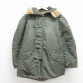 L★古着 長袖 ビンテージ ミリタリー ジャケット メンズ 60年代 60s N-3B コヨーテファー ラグラン 緑【spe】 26apr13